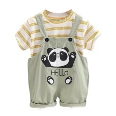SHREE SHYAM TEXTILE Dungaree for Baby Boy and Baby Girl, Kids Cotton Animal Print Romper