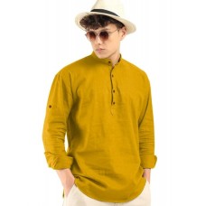 Combo of Men's Cotton Blend Full Sleeve Kurta Shirts Pack of 1 Designed for Festive Moments, Cultural Functions, or Casual Gatherings