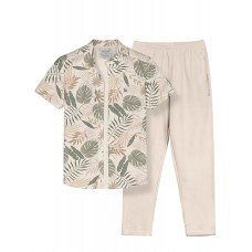 BULLMER Trendy Clothing Set with Shirt & Pants Co-ords for Men
