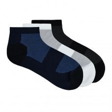 Collection Sports socks for Men with Breathable Mesh Knit- Made with Cotton and Spandex Athletic socks/Sports socks- Free Size (Multicolor)